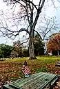 Captain Abraham Hatfield, Tory, and his family memorial