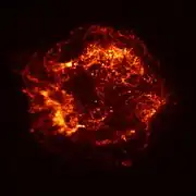 Cassiopeia&nbsp;A was the first light image of the Chandra X-ray Observatory