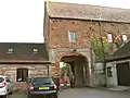 Arch from within courtyard
