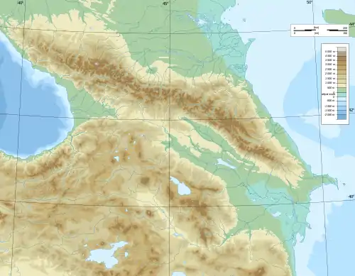 Mount Elbrus is located in Caucasus mountains