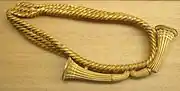 A belt made of 2.8 kilograms (6.2 lb) of pure gold, discovered in Guînes, France, 1200–1000 BC