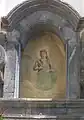 St. Barbara's church - Dettaglio della edicola nel portale di ingresso (2009)
