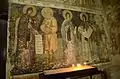 Saints on the western wall