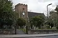 The church from the road
