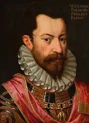 Portrait of Farnese by Antoon Claeissens, c. 1590