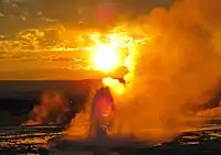 At sunset, 2017