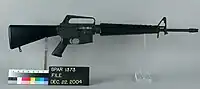 Colt ArmaLite AR-15 Model 02 without magazine and new 1 in 12-inch (300&nbsp;mm) rifling twist rate
