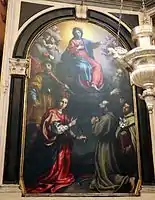 Virgin and saints