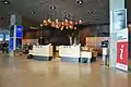 Reception and information desk.