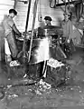 Deboning and cleaning herring at the London Fish Co. 28 Oct 1931.