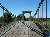 Deck and western arch