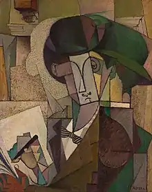 Young Man with a Fountain Pen, 1914, 79.5 × 63.5&nbsp;cm. Museo Dolores Olmedo