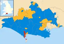 2005 results map