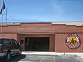Dr. George S. Woods Community Center in Devine is located next to the library.