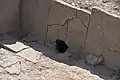 Drainage system. Excavations at Tell Kunara. October 3, 2019. Akkadian-Lullubian, 2300–2000 BCE. Sulaymaniyah, Republic of Iraq