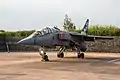 SEPECAT Jaguar T4 in a revetment built from gabions at RAF Cosford in 2018