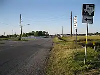 Intersection of FM&nbsp;1164 and SH&nbsp;60 south of East Bernard