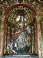 18th century altarpiece of St. Agnes