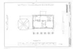 Second Floor Plan of Edgewater, measured about 1974.