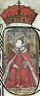 Coloured engraving, Coram Rege roll, 1581