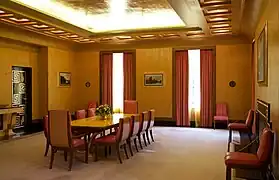 The dining room
