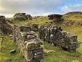 Engine mounts at mine works on Stowe's Hill above Sharptor