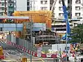 Construction of Exit A (October 2015)