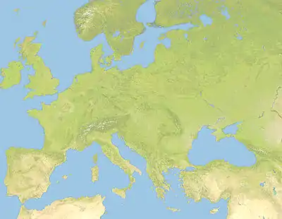 Battle of Rozgony is located in Europe without the extreme north
