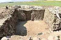 Parthian building at Qalatga Darband, September 26, 2019