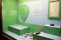 Exhibit of Stone Age artefacts