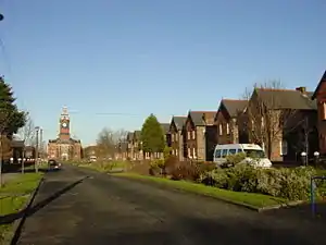 New Hall, Longmoor Lane, Fazakerley(1887–89; Grade II)