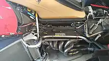 The V12 F1 engine Tipo 043, a 3.5 L N/A V12 engine produced over 830&nbsp;hp @ 15,800 rpm, and was used in the Ferrari 412 T1 in 1994.