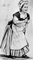 Vasily Geltser&nbsp;[ru] as the Widow Simone in Jules Perrot's production. St. Petersburg, circa 1865.