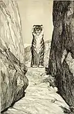 First Future, from the series Eva and the Future, Opus III, no, 2 (1879–80), etching with aquatint, 36 x 23.5&nbsp;cm., Saint Louis Art Museum