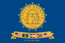 Flag of Georgia(2001–2003)