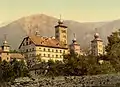 Photochrom of Stockalper between 1890 and 1900