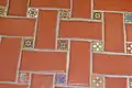 Contemporary use of terra cotta and decorative tile