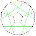 The chromatic index of the flower snark J5 is&nbsp;4.