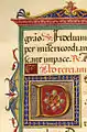Leaf from Rangoni Bentivoglio Book of Hours, ca. 1505, Walters Art Museum