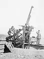 A mle 1915 gun at Salonika in 1917.