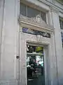 Front entrance to National Bank of Whittier Building.
