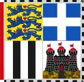 Philip's banner as Knight of the Garter