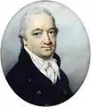George Engleheart - Portrait of Unknown Man&nbsp;– circa 1800&nbsp;– Signed with cursive 'E' on obverse - Victoria & Albert Museum