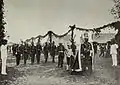 King George Tupou II going to the Opening of Tongan Parliament in 1900