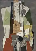 Georges Braque, 1917, La Joueuse de mandoline, oil on canvas, 92 × 65&nbsp;cm, Lille Métropole Museum of Modern, Contemporary and Outsider Art