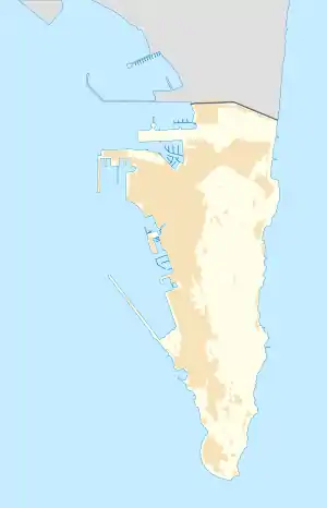 Harding's Battery is located in Gibraltar