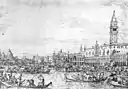 The Canale di San Marco with the Bucintoro at Anchor