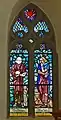 Left altar window