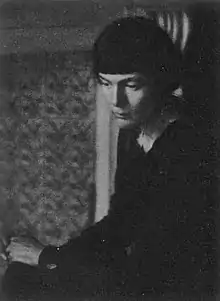 Portrait by Man Ray, c. 1917