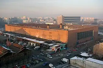 Obor Covered Market Hall, Bucharest, 1937–1942: by Horia Creangă and Haralamb Georgescu, 1942–1946: by Haralamb Georgescu